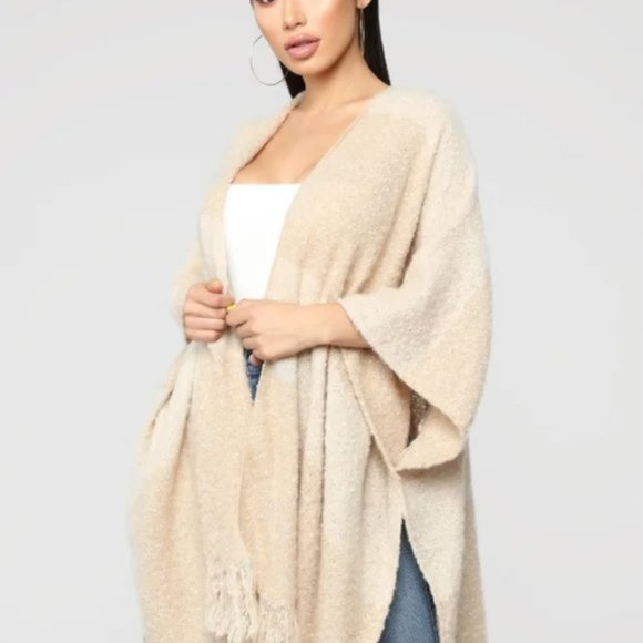 Fashion Nova Open Front Cardigan Sweater L - Picture 1 of 8